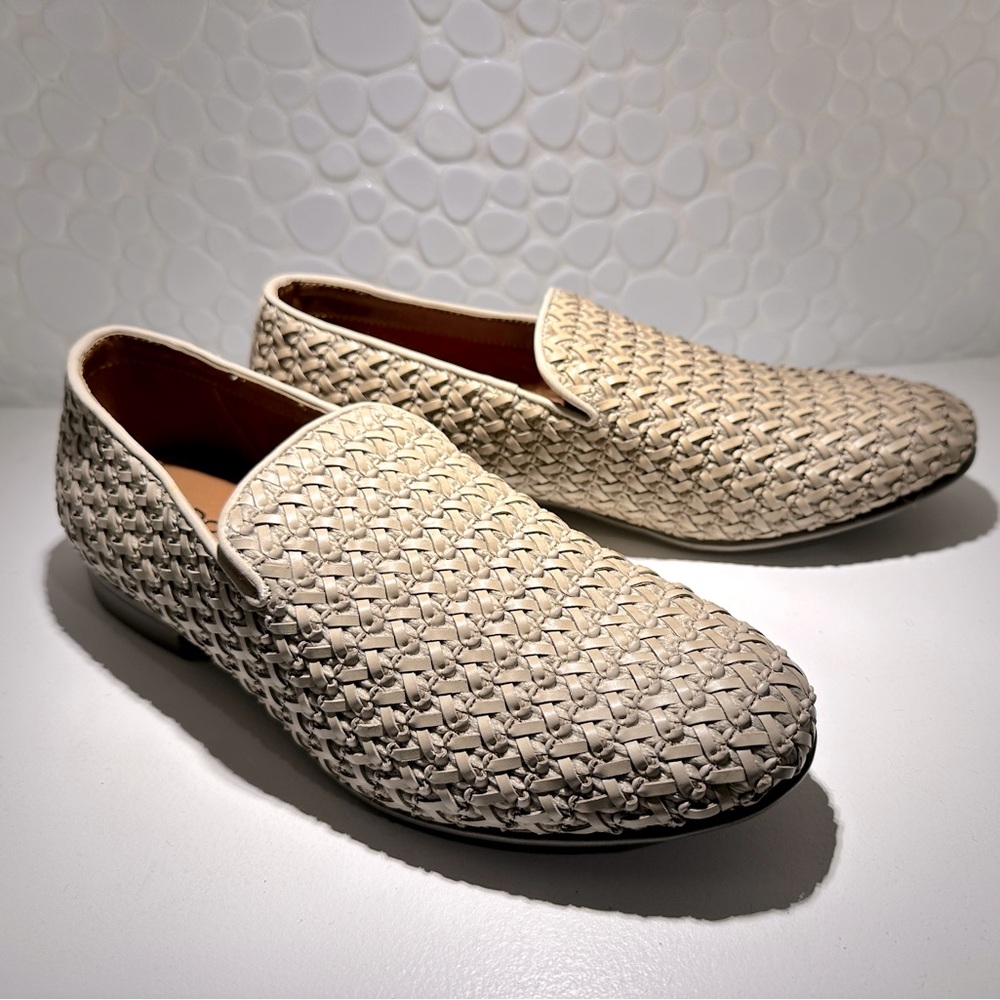 Aldo Men's Textured Beige Loafers